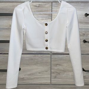 Cropped Longsleeve Top